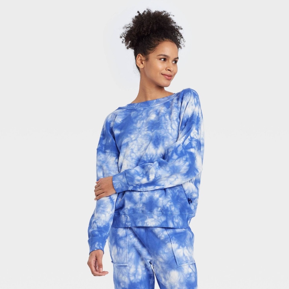 JOYLAB WOMEN'S REVERSIBLE PULLOVER SWEATSHIRT